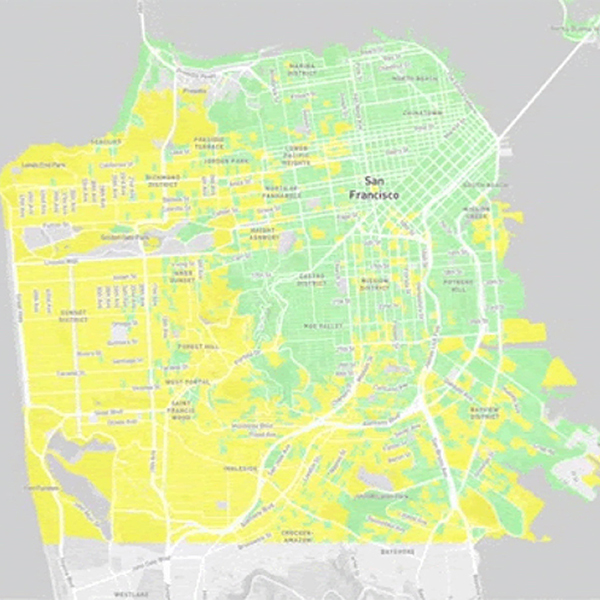 Political map of San Francisco